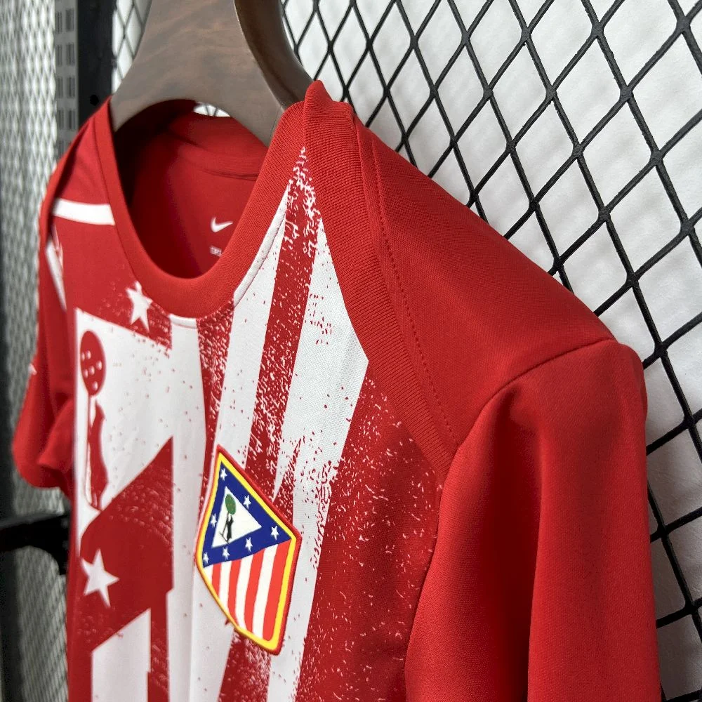 2025/2026 Atletico Madrid Pre-Match Football Shirt 1:1 Thai Quality