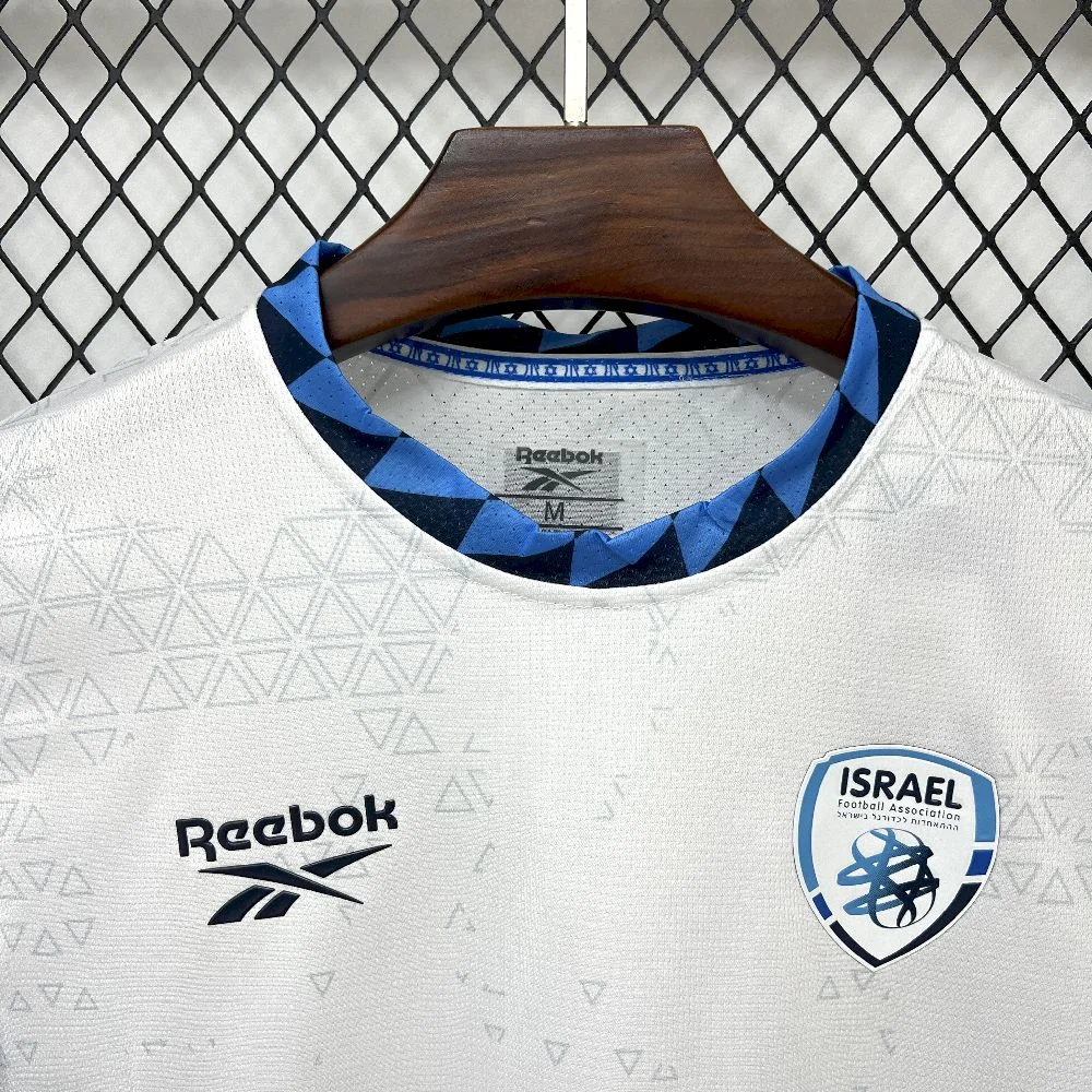 2025 Mens lsrael Home Football Shirt 1:1 Thai Quality