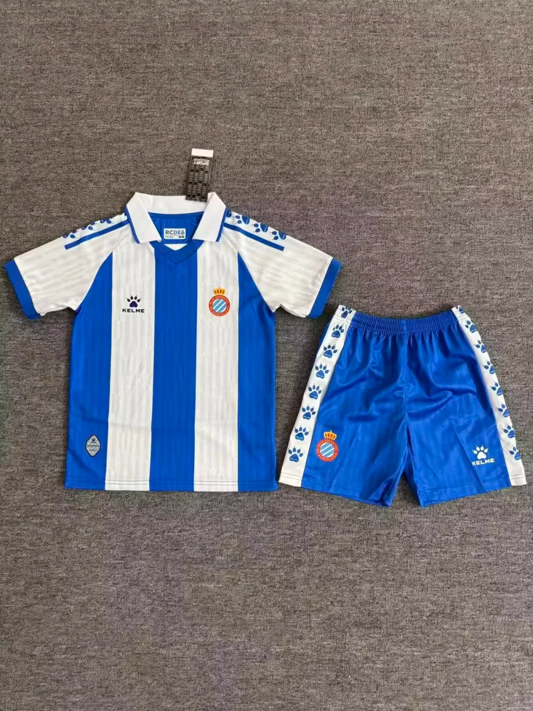 2025/2026 Espanyol Home Football Shirt Kids Size 1:1 Thai Quality