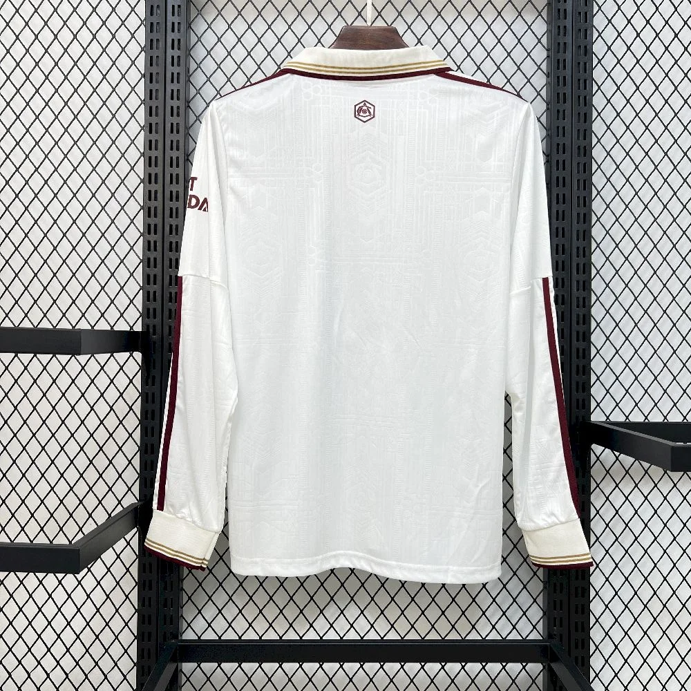2025/2026 Long Sleeve Arsenal Home Football Shirt 1:1 Thai Quality