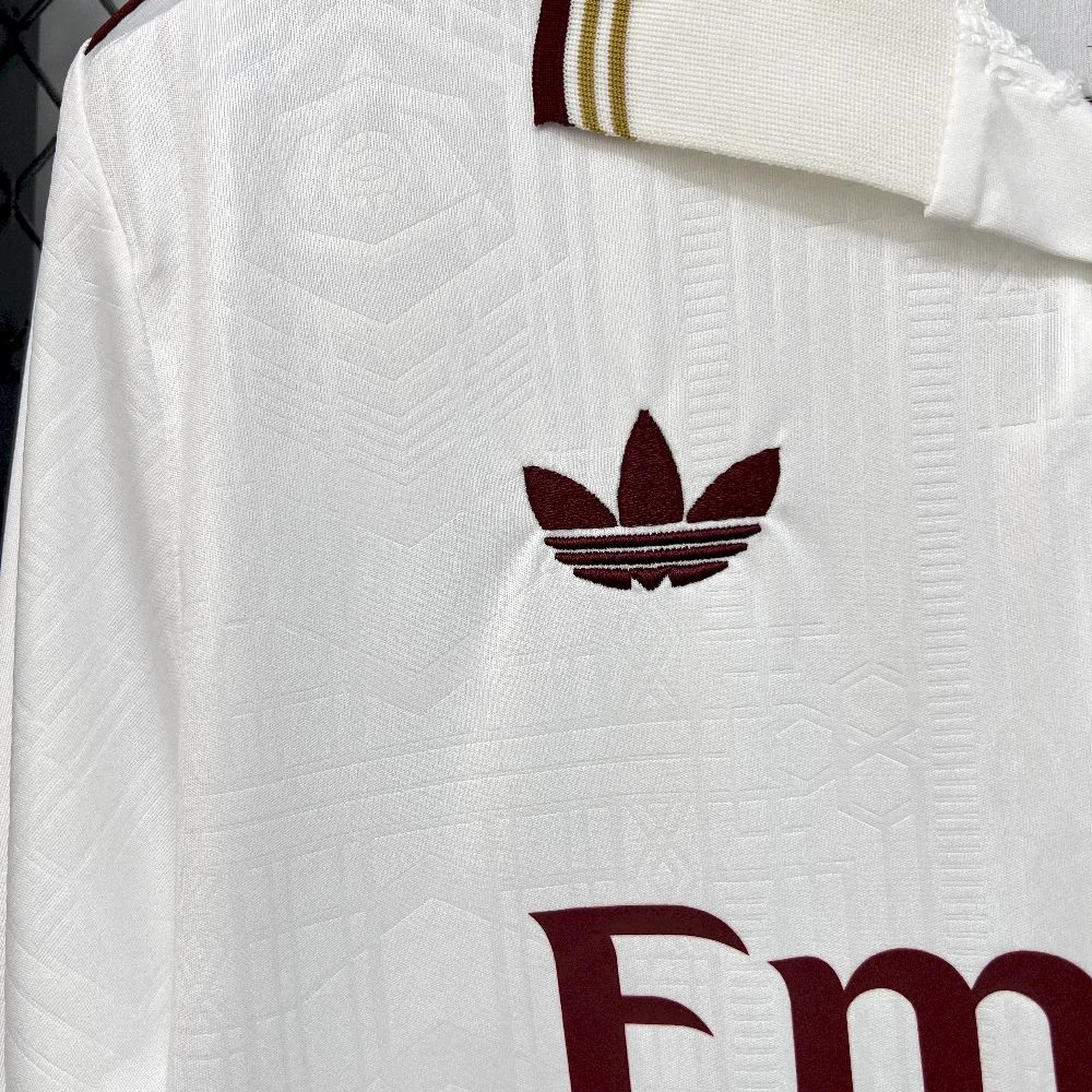 2025/2026 Long Sleeve Arsenal Home Football Shirt 1:1 Thai Quality