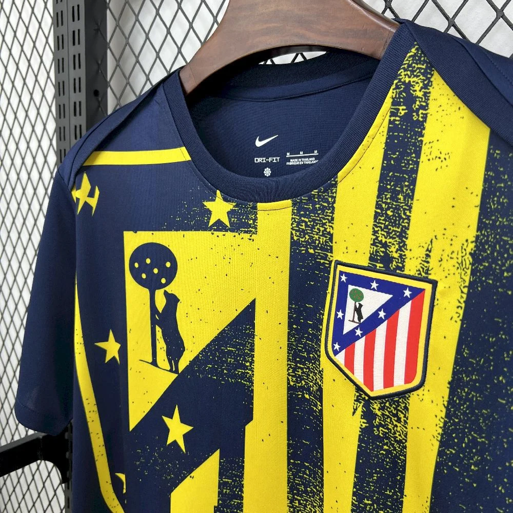 2025/2026 Atletico Madrid Pre-Match Football Shirt 1:1 Thai Quality