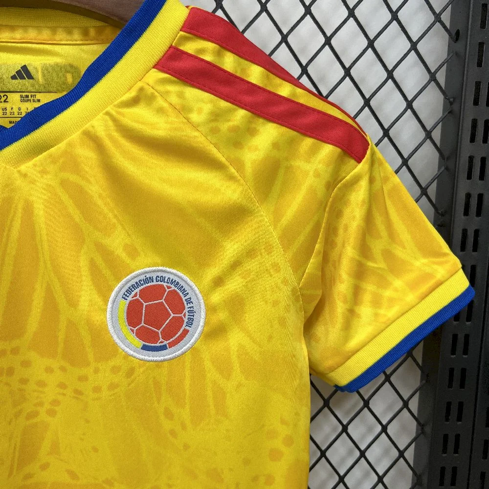 2026 Colombia Home Football Shirt Kids Size 1:1 Thai Quality