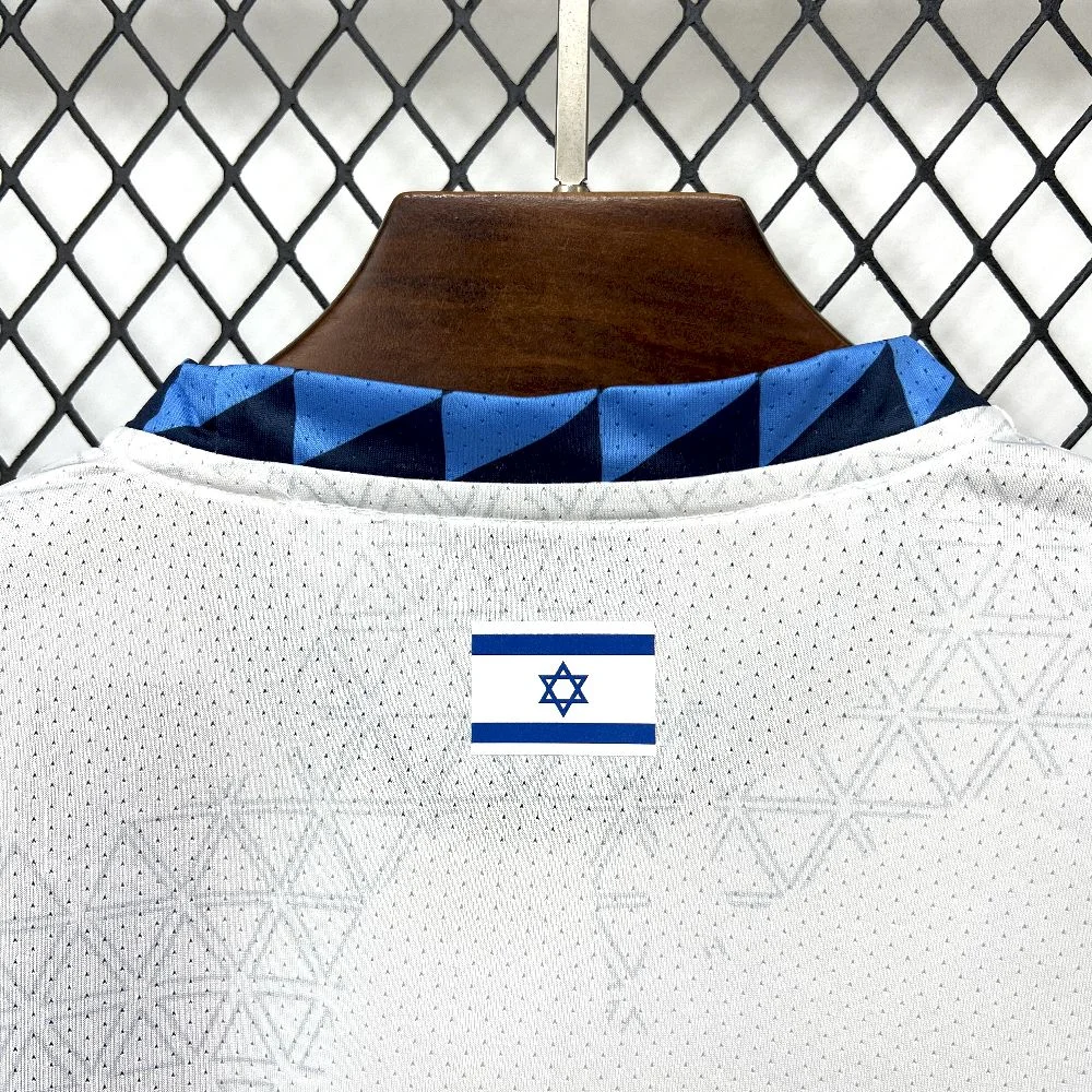 2025 Mens lsrael Home Football Shirt 1:1 Thai Quality