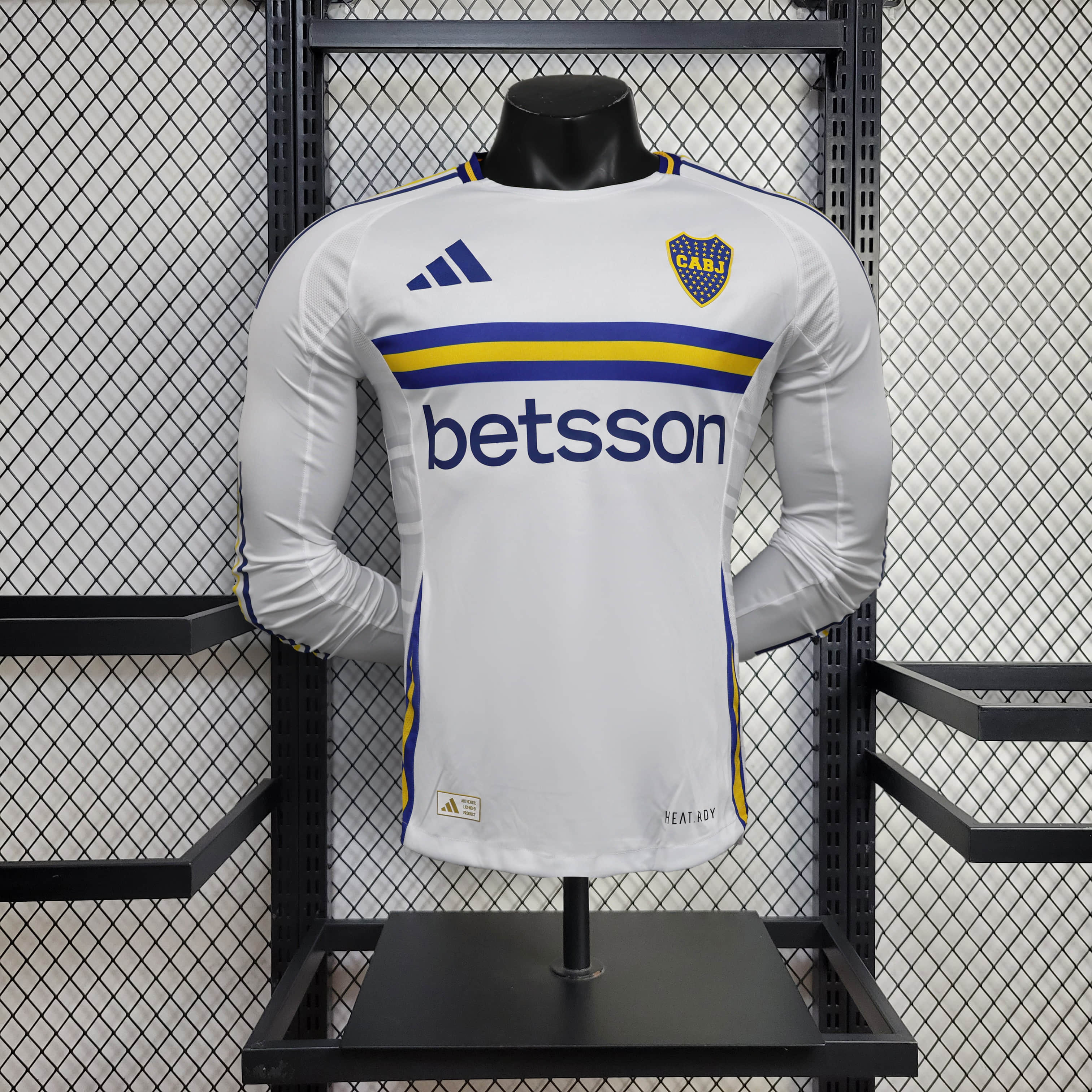 2024/2025 Long Sleeve Player Version Boca Juniors Away Football Shirt