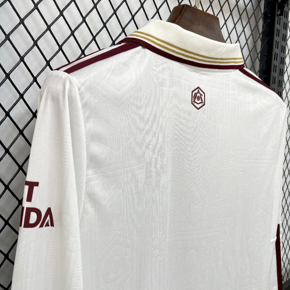 2025/2026 Long Sleeve Arsenal Home Football Shirt 1:1 Thai Quality