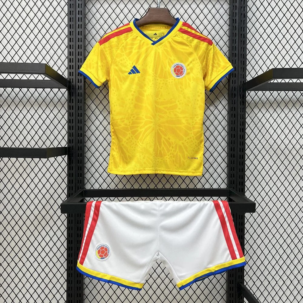 2026 Colombia Home Football Shirt Kids Size 1:1 Thai Quality