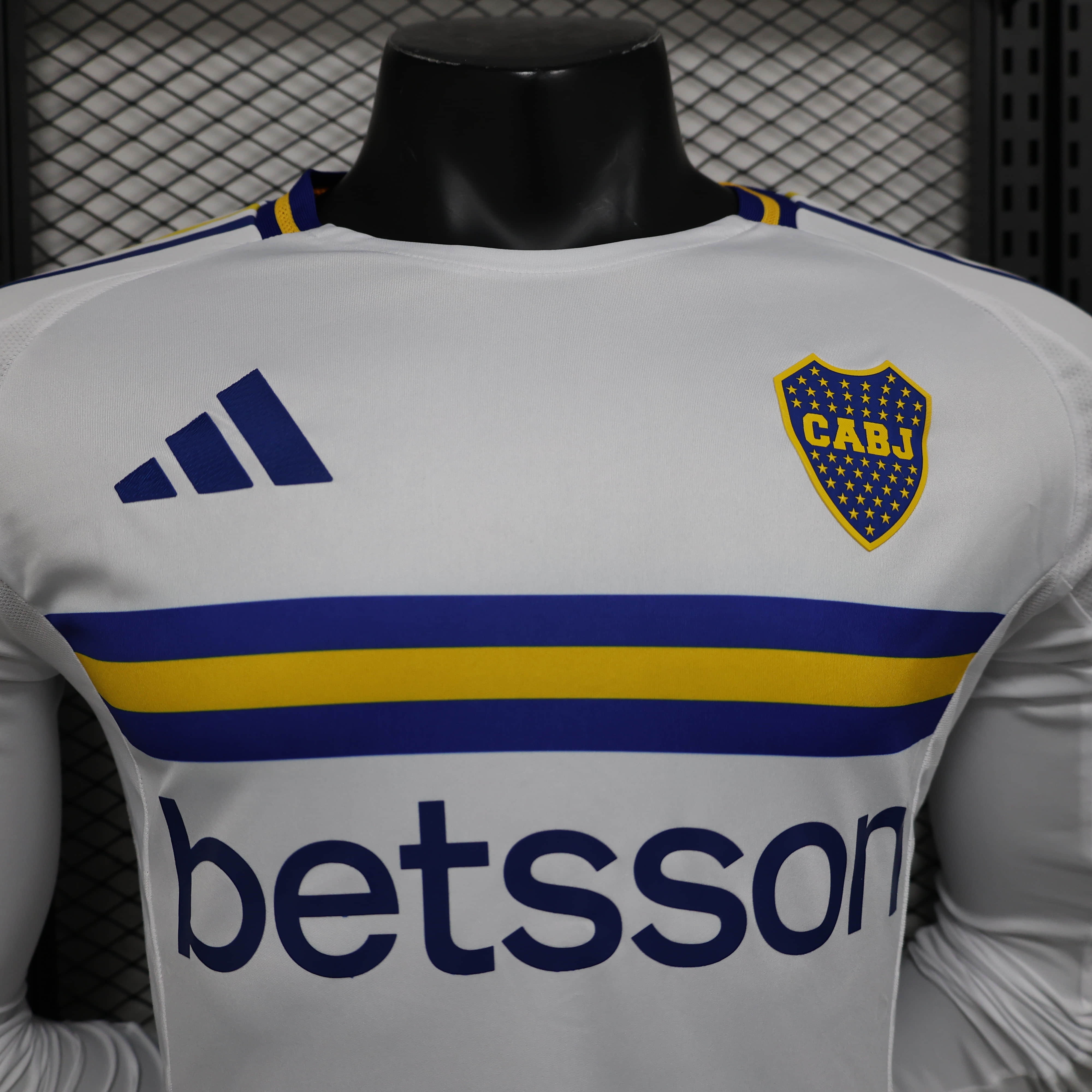 2024/2025 Long Sleeve Player Version Boca Juniors Away Football Shirt