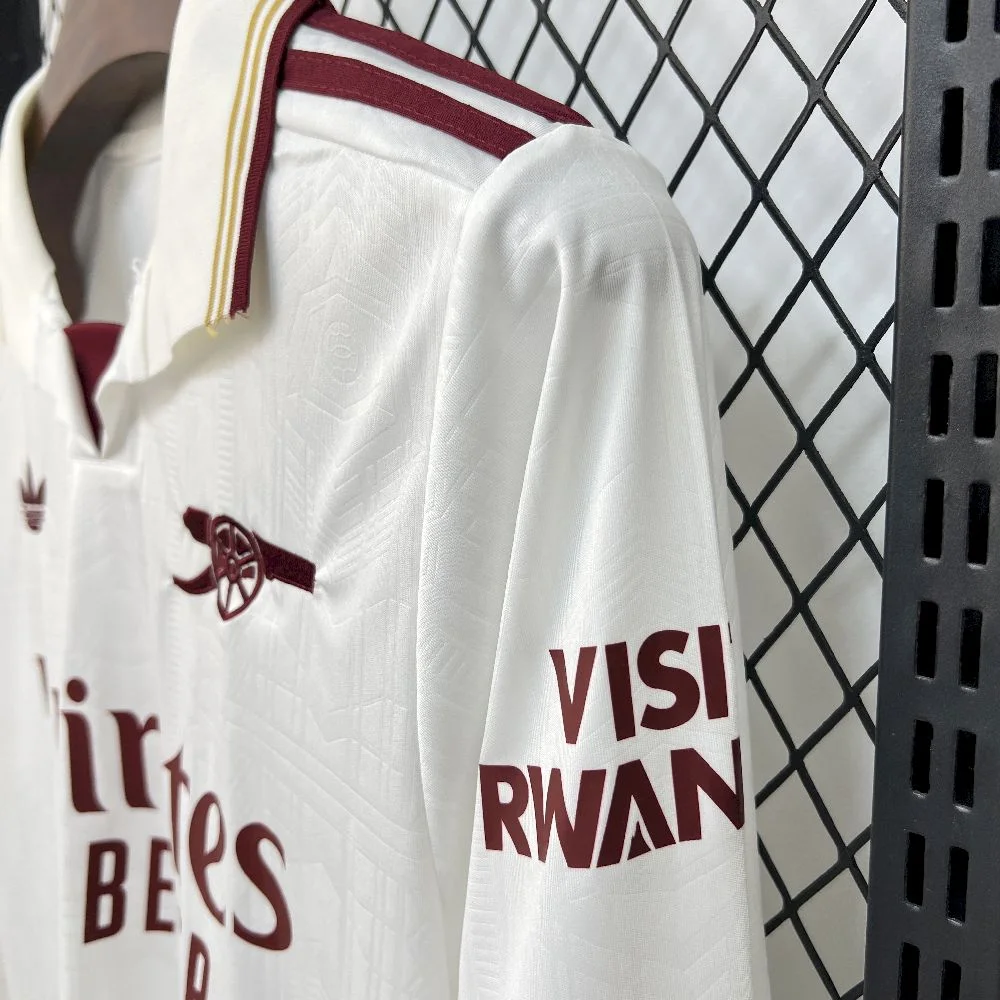 2025/2026 Long Sleeve Arsenal Home Football Shirt 1:1 Thai Quality