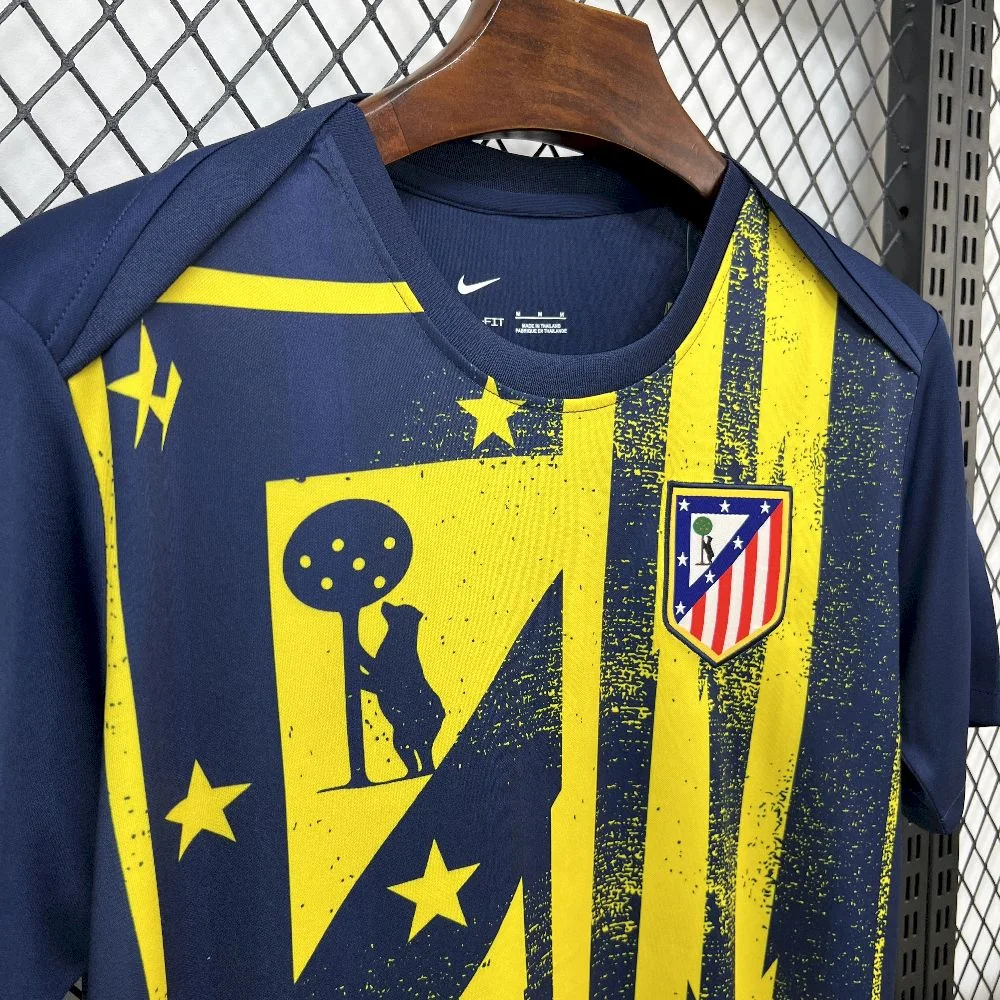 2025/2026 Atletico Madrid Pre-Match Football Shirt 1:1 Thai Quality