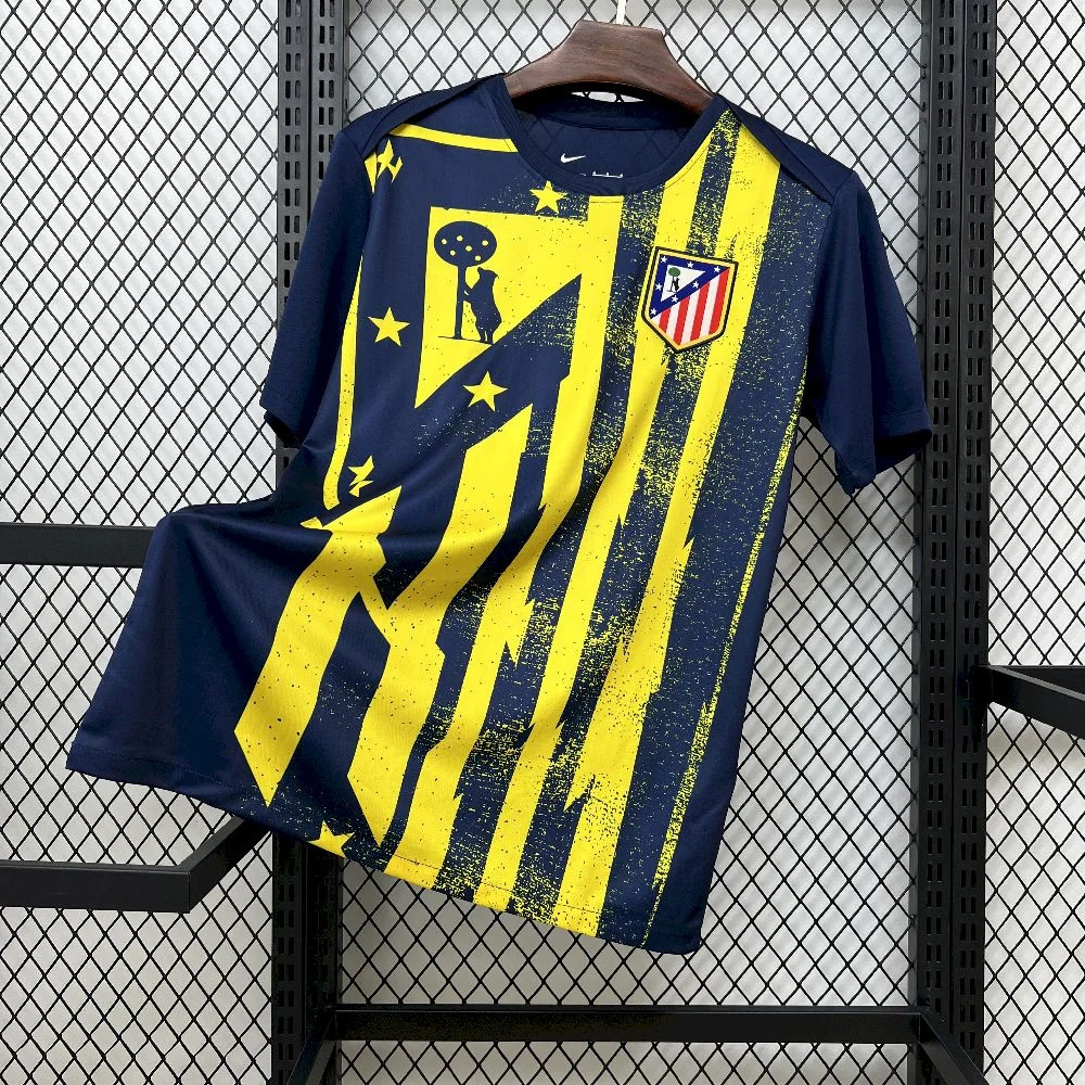 2025/2026 Atletico Madrid Pre-Match Football Shirt 1:1 Thai Quality