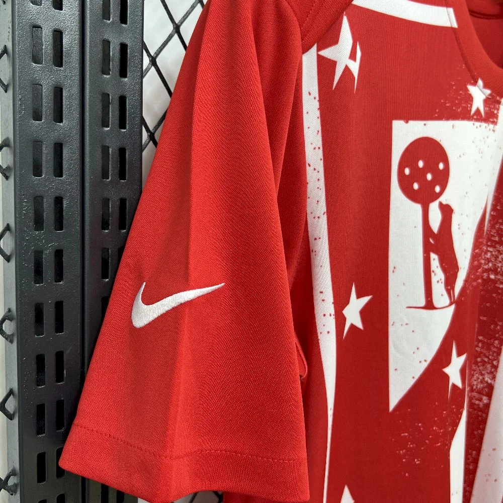 2025/2026 Atletico Madrid Pre-Match Football Shirt 1:1 Thai Quality