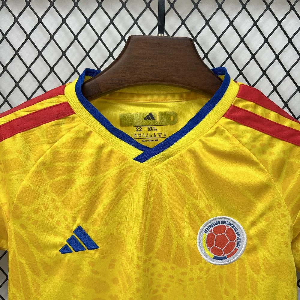 2026 Colombia Home Football Shirt Kids Size 1:1 Thai Quality