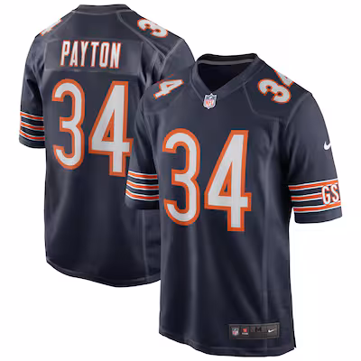 Walter Payton Chicago Bears Nike Game Retired Player Jersey - Navy
