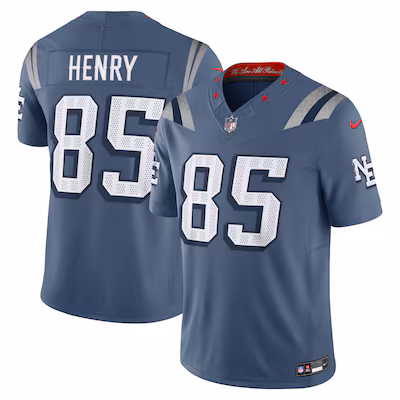Hunter Henry New England Patriots Nike 2025 Rivalries Collection Limited Jersey - Storm Blue
