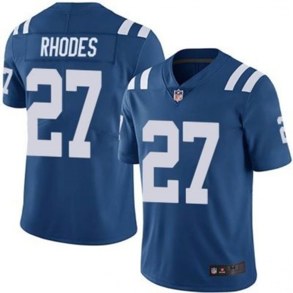 Men's Indianapolis Colts #27 Xavier Rhodes Blue Vapor Untouchable Limited Stitched Jersey