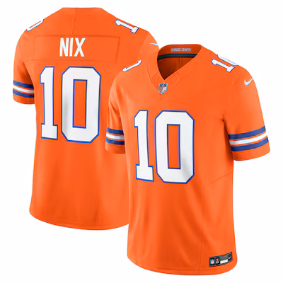 BoA Nix Denver Broncos Nike Vapor F.U.S.E. Limited Jersey - Orange