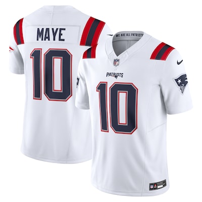 Drake Maye New England Patriots Nike Vapor F.U.S.E. Limited Jersey - White