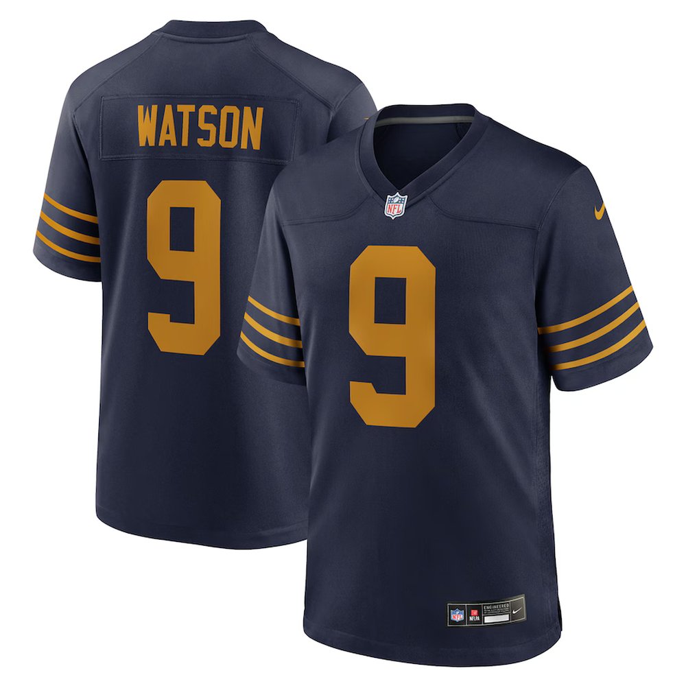 Youth Green Bay Packers #9 Christian Watson Nike Navy The 1923 Classic Game Jersey