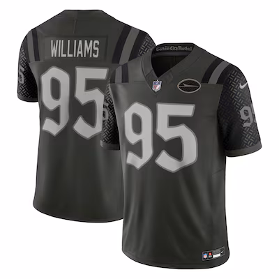 Quinnen Williams New York Jets Nike 2025 Rivalries Collection Limited Jersey - Gotham Green