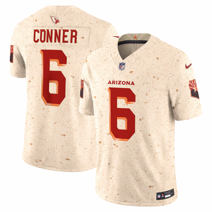 James Conner Arizona Cardinals Nike 2025 Rivalries Collection Limited Jersey - Natural