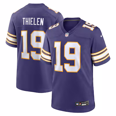 Adam Thielen Minnesota Vikings Nike Alternate Game Player Jersey - Purple