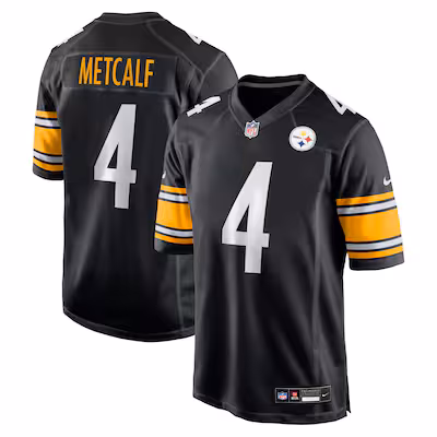 DK Metcalf Pittsburgh Steelers Nike Game Player Jersey - Black