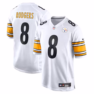 Aaron Rodgers Pittsburgh Steelers Nike Game Jersey - White