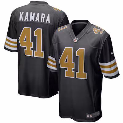 Alvin Kamara New Orleans Saints Nike Alternate Game Jersey - Black