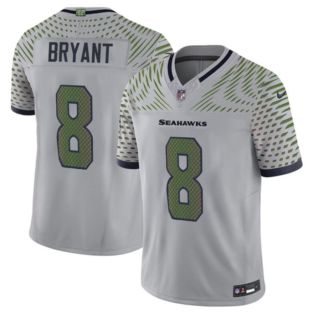 Youth Seattle Seahawks #8 Coby Bryant Gray Rivalries Collection F.U.S.E. Vapor Limited Stitched Jersey