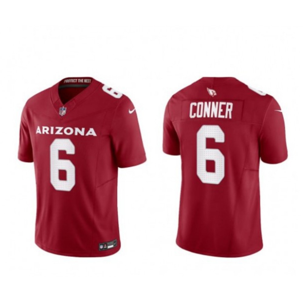 Youth Arizona Cardinals #6 James Conner Red 2023 F.U.S.E. Vapor Untouchable Limited Stitched Football Jersey