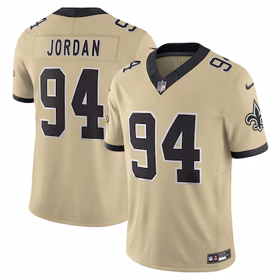 Cameron Jordan New Orleans Saints Nike Gameday Golds Alternate Vapor F.U.S.E. Limited Jersey - Gold