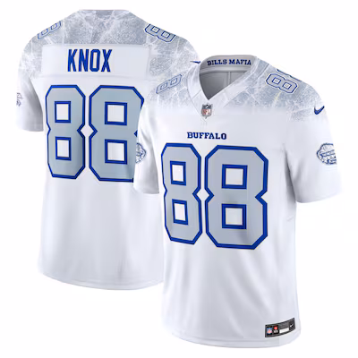 Dawson Knox Buffalo Bills Nike 2025 Rivalries Collection Limited Jersey - White