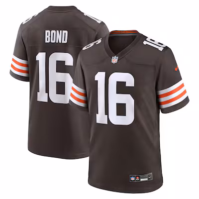 Isaiah Bond Cleveland Browns Nike Team Game Jersey - Brown