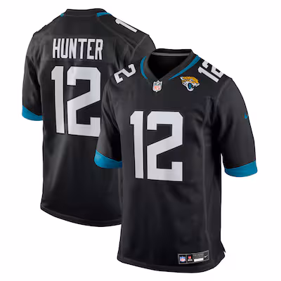 Travis Hunter Jacksonville Jaguars Nike 2025 NFL Draft First Round Pick Alternate Game Player Jersey - Black