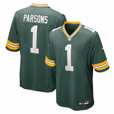 Micah Parsons Green Bay Packers Nike Game Player Jersey - Green