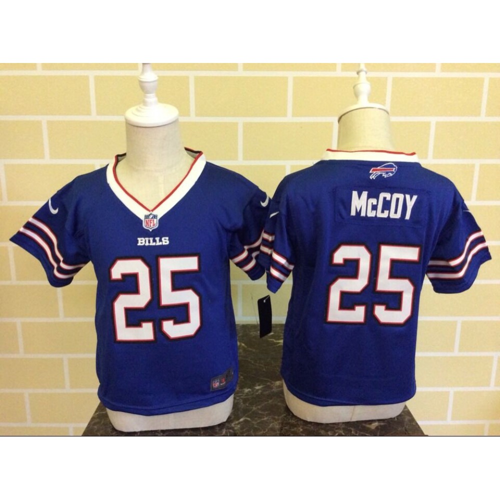 Toddler  Buffalo Bills #25 LeSean McCoy Blue Stitched NFL Jersey