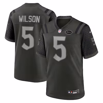 Garrett Wilson New York Jets Nike 2025 Rivalries Collection Game Jersey - Gotham Green