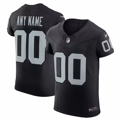 Las Vegas Raiders Nike Vapor F.U.S.E. Elite Custom Jersey - Black