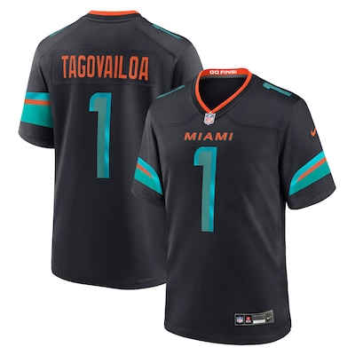 Tua Tagovailoa Miami Dolphins Nike 2025 Rivalries Collection Game Jersey - Pitch Blue