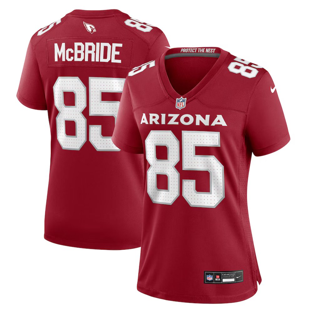 Women's Arizona Cardinals #85 Trey McBride Cardinal Game Jersey