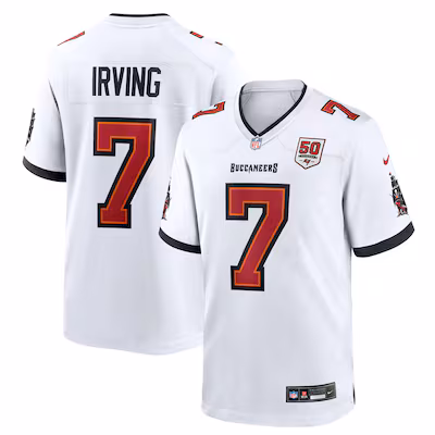 Bucky Irving Tampa Bay Buccaneers Nike 50th Season White Game Jersey - White