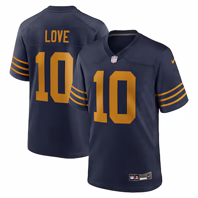 Jordan Love Green Bay Packers Nike The 1923 Classic Game Jersey - Navy
