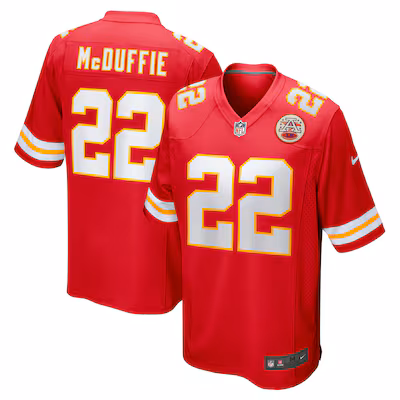 Trent McDuffie Kansas City Chiefs Nike Game Jersey - Red