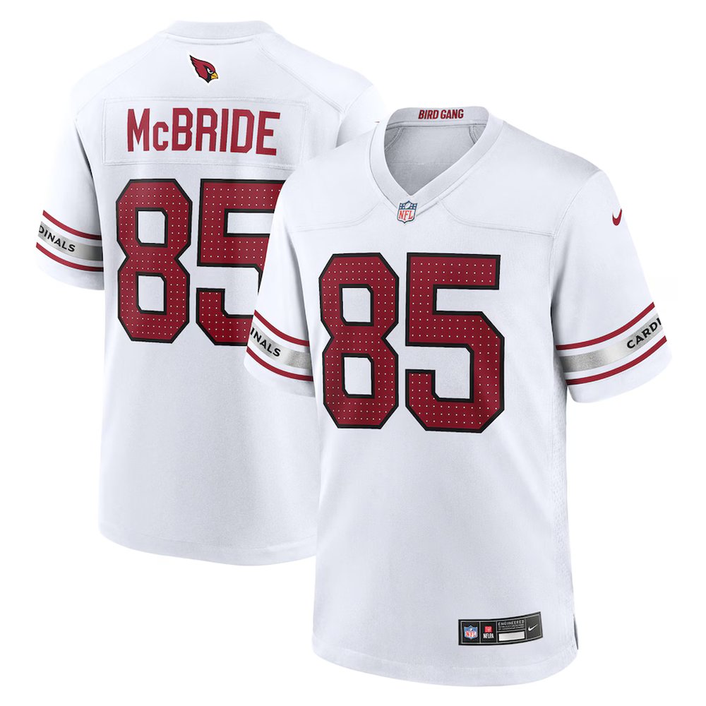 Youth Arizona Cardinals #85 Trey McBride White Game Jersey