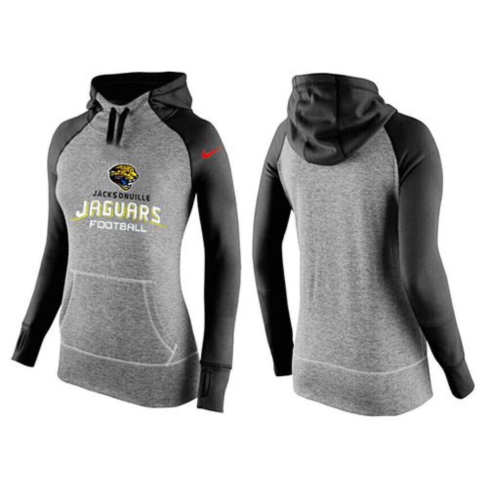 Women's  Jacksonville Jaguars Performance Hoodie Grey & Black
