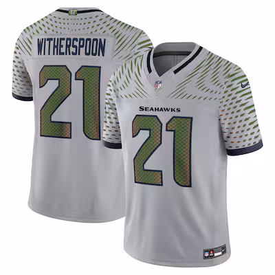 Devon Witherspoon Seattle Seahawks Nike 2025 Rivalries Collection Limited Jersey - Wolf Gray