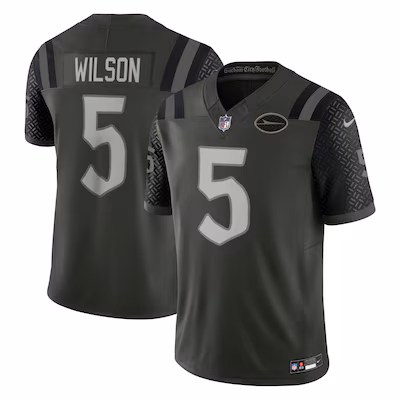 Garrett Wilson New York Jets Nike 2025 Rivalries Collection Limited Jersey - Gotham Green