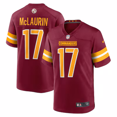 Terry McLaurin Washington Commanders Nike Player Game Jersey - Burgundy