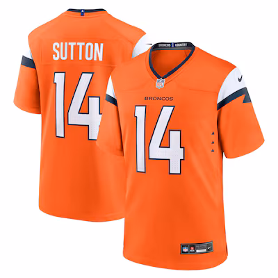 Courtland Sutton Denver Broncos Nike Mile High Collection Game Jersey - Orange